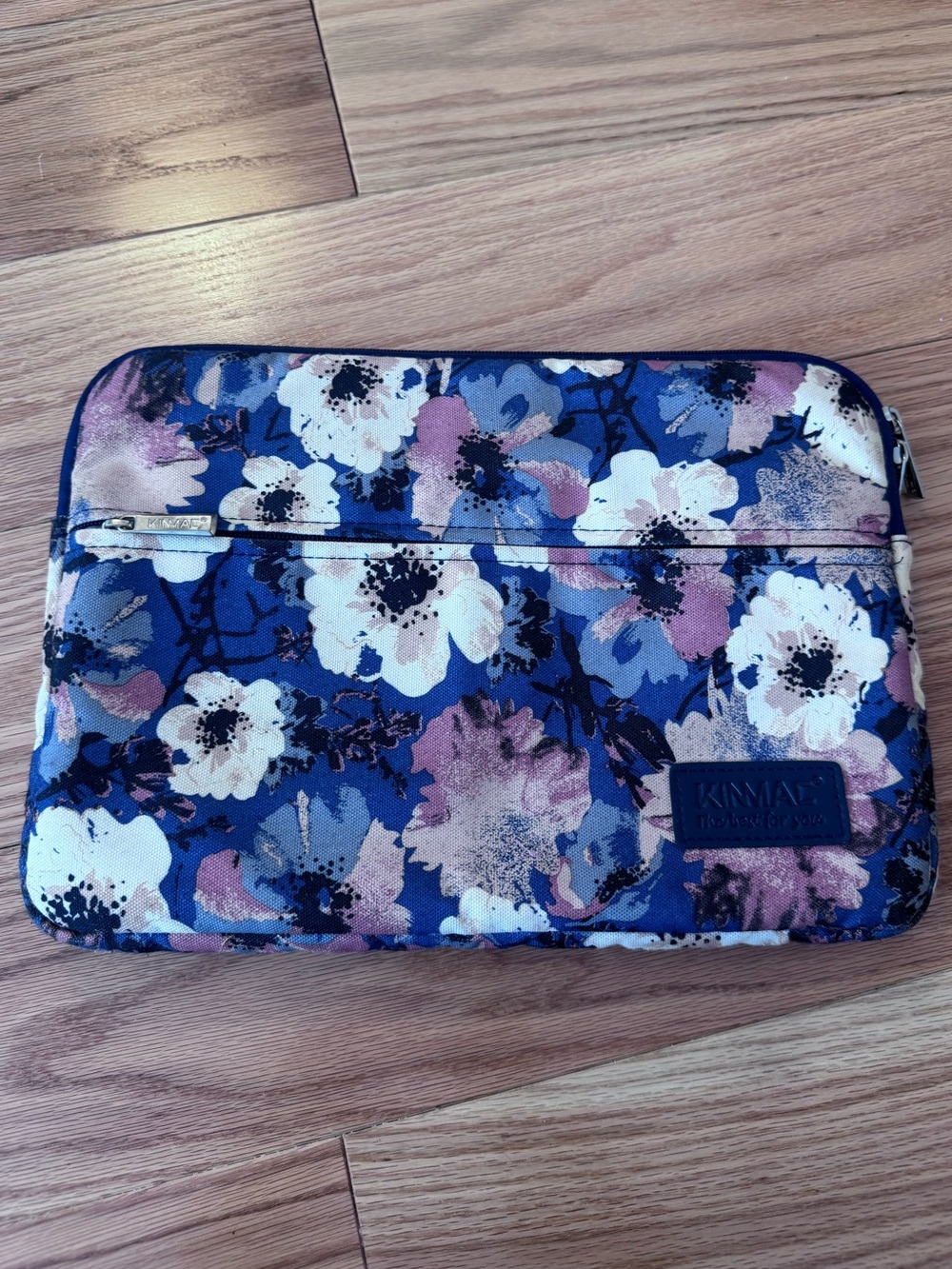 Blue Floral Soft Laptop Case
